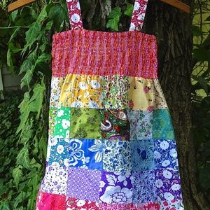 Hippie Girl Patchwork Dress